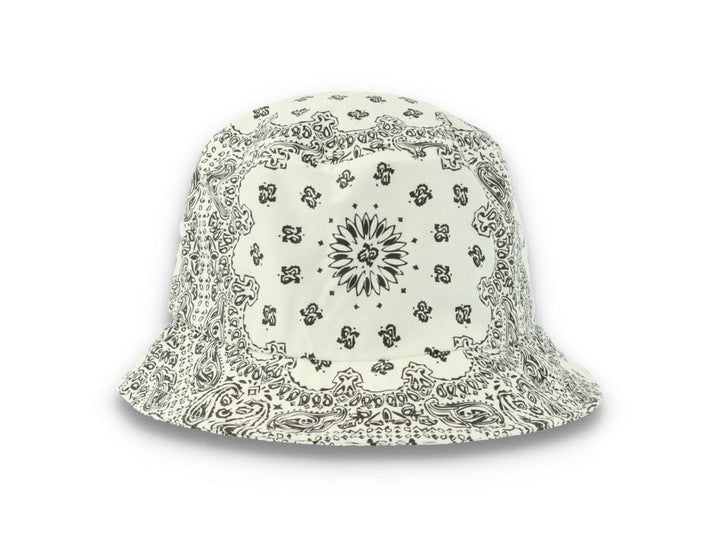 Bucket Hat Bandana Print White 5003BP - LOKK