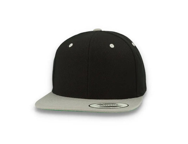 Yupoong Classic Snapback 6089MT Black/Silver Grey - LOKK