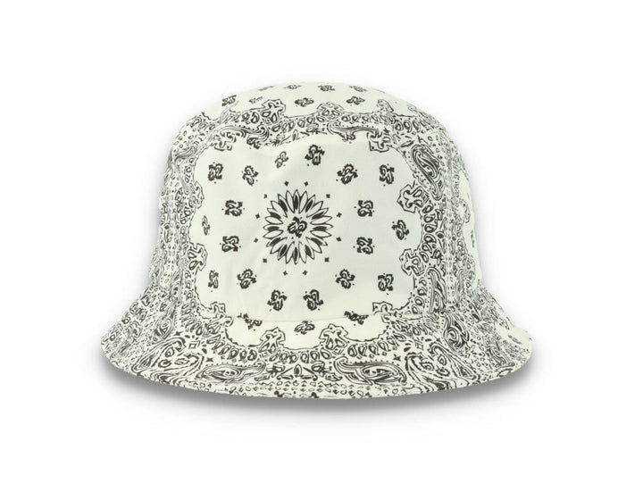 Bucket Hat Bandana Print White 5003BP - LOKK