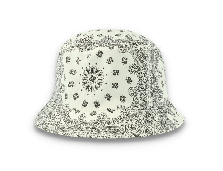 Bucket Hat Bandana Print White 5003BP - LOKK