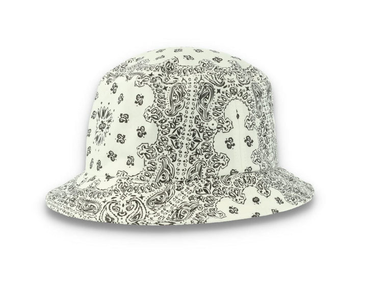 Bucket Hat Bandana Print White 5003BP - LOKK