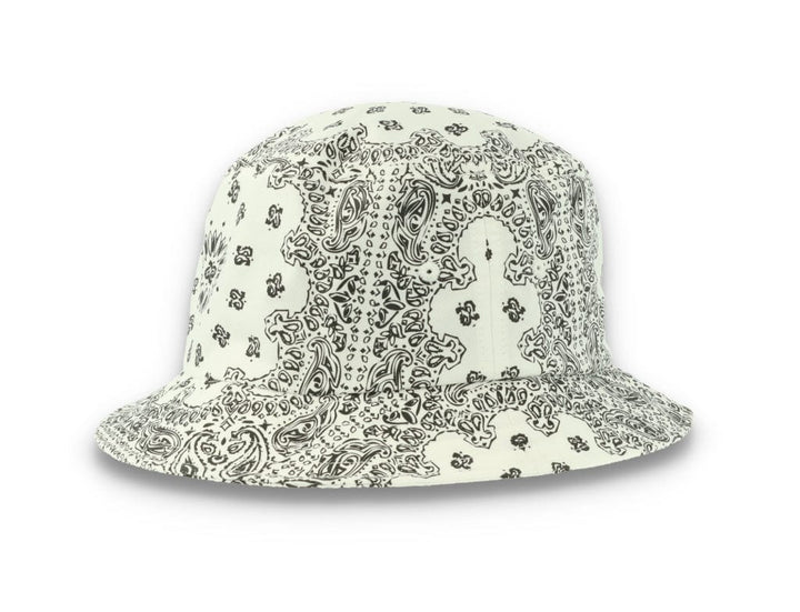 Bucket Hat Bandana Print White 5003BP - LOKK