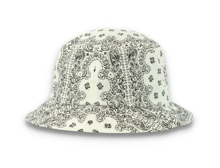 Bucket Hat Bandana Print White 5003BP - LOKK