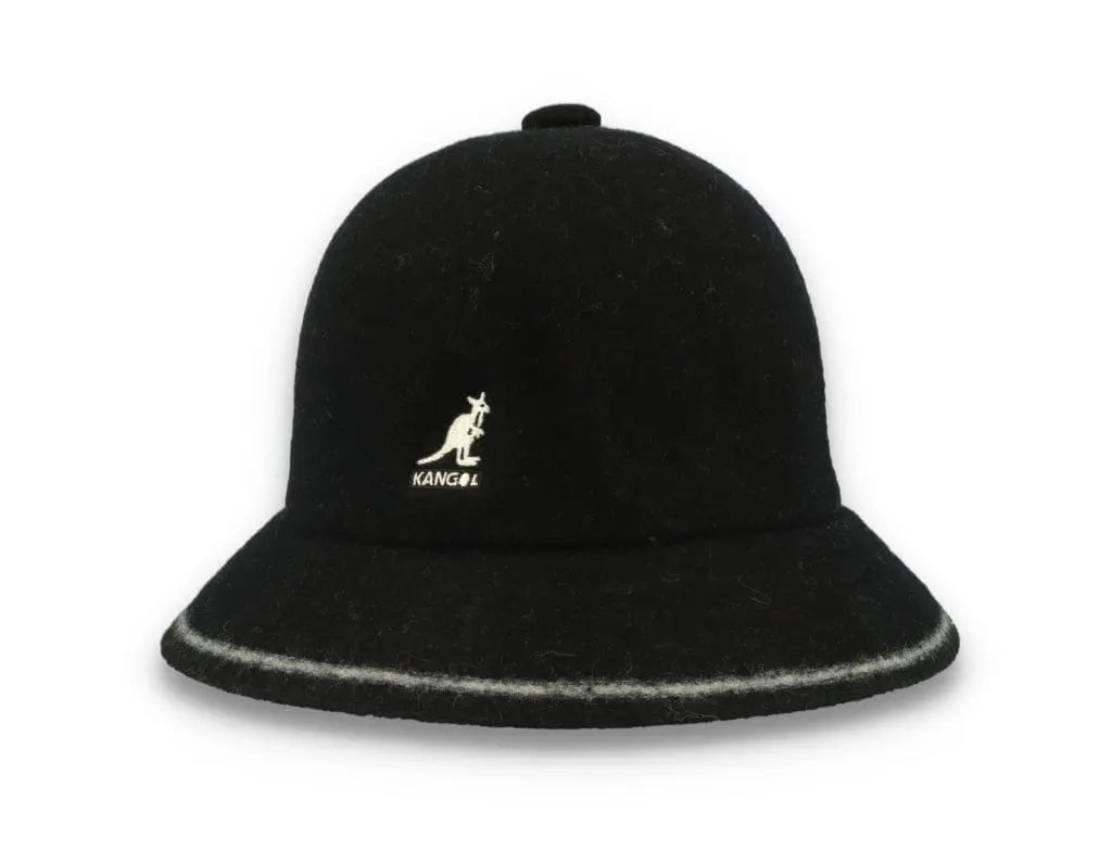 Kangol Stripe Casual Black/Off White - LOKK