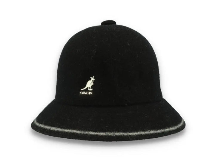 Kangol Stripe Casual Black/Off White - LOKK