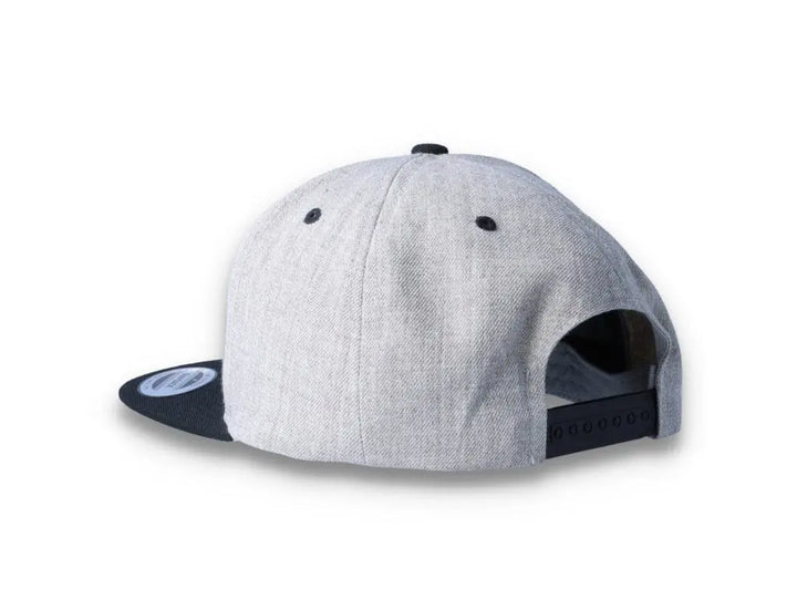 Yupoong Classic Snapback 6089MT Heather Grey/Black - LOKK