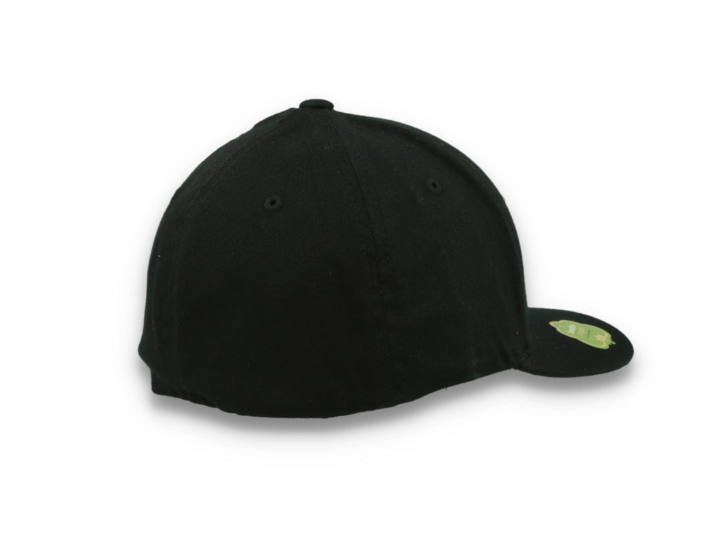 Black Organic Cap Flexfit Cotton 6277