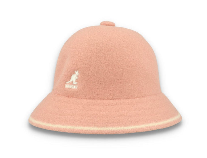 Kangol Stripe Casual Dusty Rose/Off White - LOKK