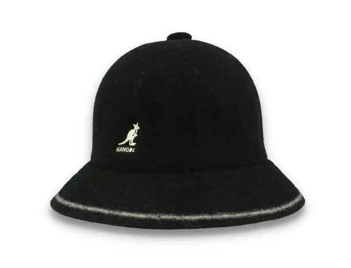 Kangol Stripe Casual Black/Off White - LOKK