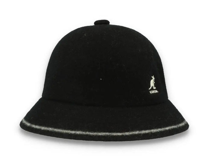 Kangol Stripe Casual Black/Off White - LOKK