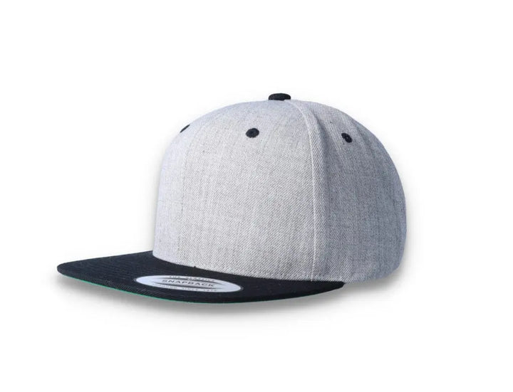 Yupoong Classic Snapback 6089MT Heather Grey/Black - LOKK