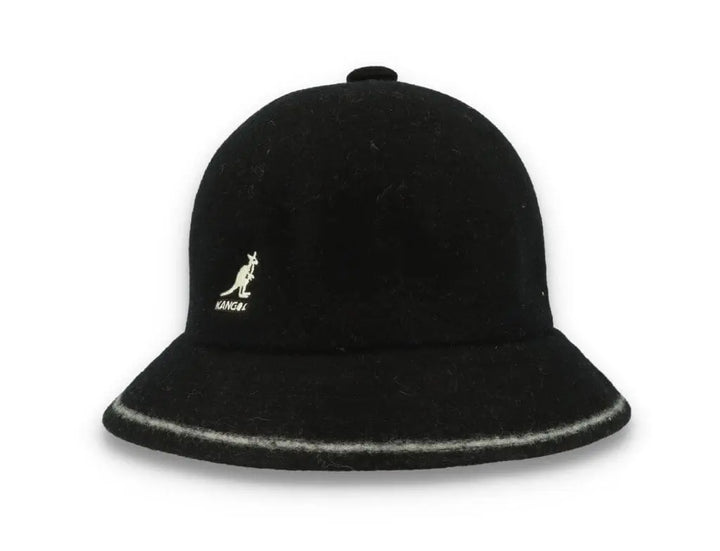 Kangol Stripe Casual Black/Off White - LOKK