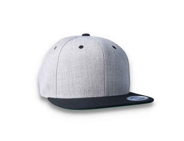 Yupoong Classic Snapback 6089MT Heather Grey/Black - LOKK