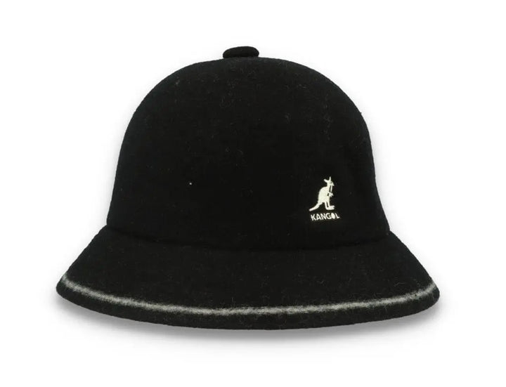 Kangol Stripe Casual Black/Off White - LOKK
