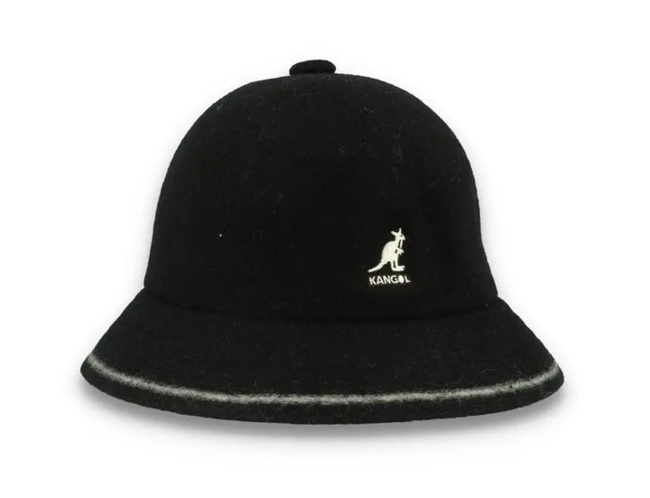 Kangol Stripe Casual Black/Off White - LOKK