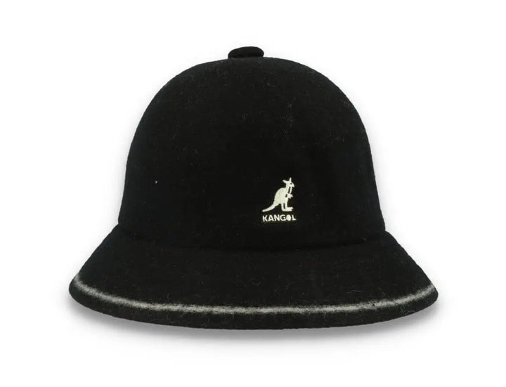 Kangol Stripe Casual Black/Off White - LOKK