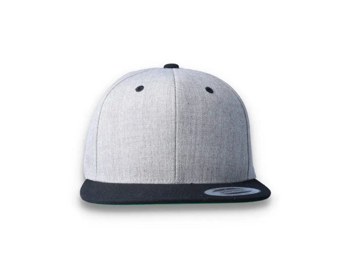 Yupoong Classic Snapback 6089MT Heather Grey/Black - LOKK