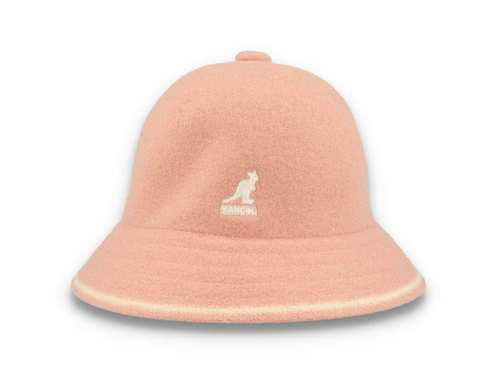 Kangol Stripe Casual Dusty Rose/Off White - LOKK