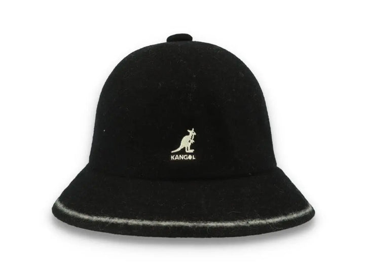 Kangol Stripe Casual Black/Off White - LOKK