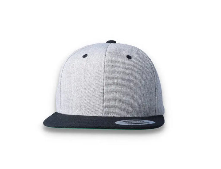 Yupoong Classic Snapback 6089MT Heather Grey/Black - LOKK