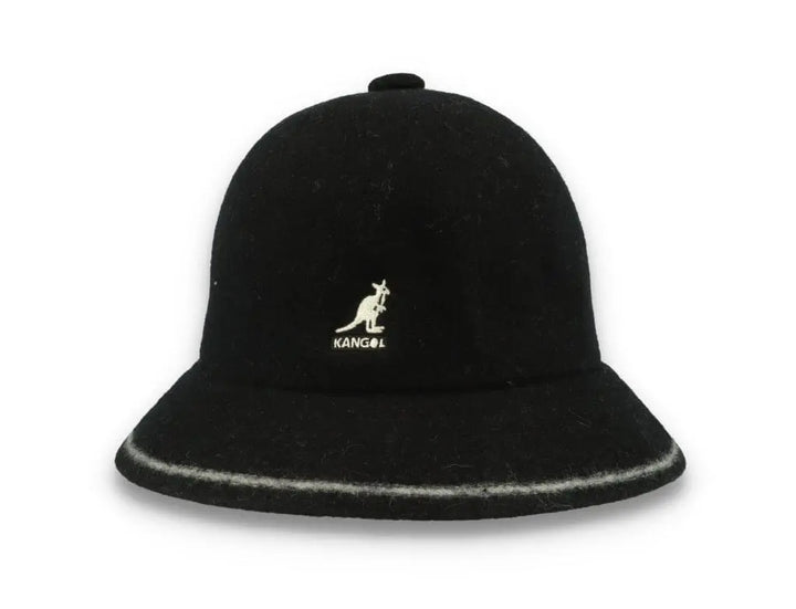 Kangol Stripe Casual Black/Off White - LOKK