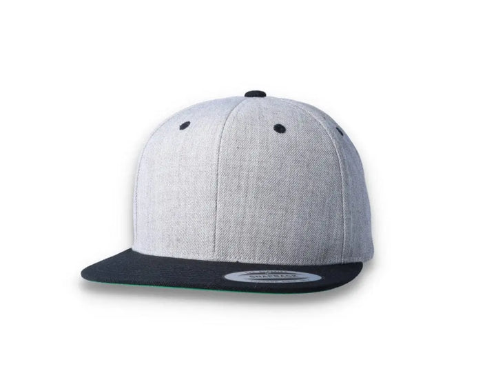 Yupoong Classic Snapback 6089MT Heather Grey/Black - LOKK
