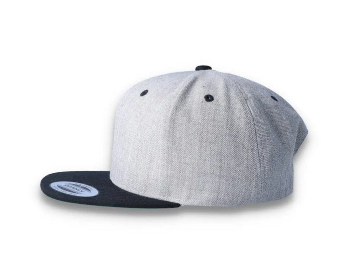 Yupoong Classic Snapback 6089MT Heather Grey/Black - LOKK