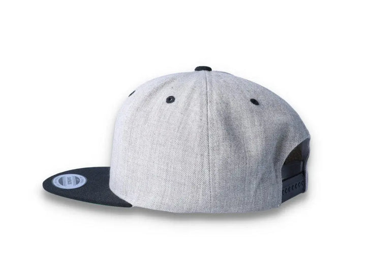 Yupoong Classic Snapback 6089MT Heather Grey/Black - LOKK