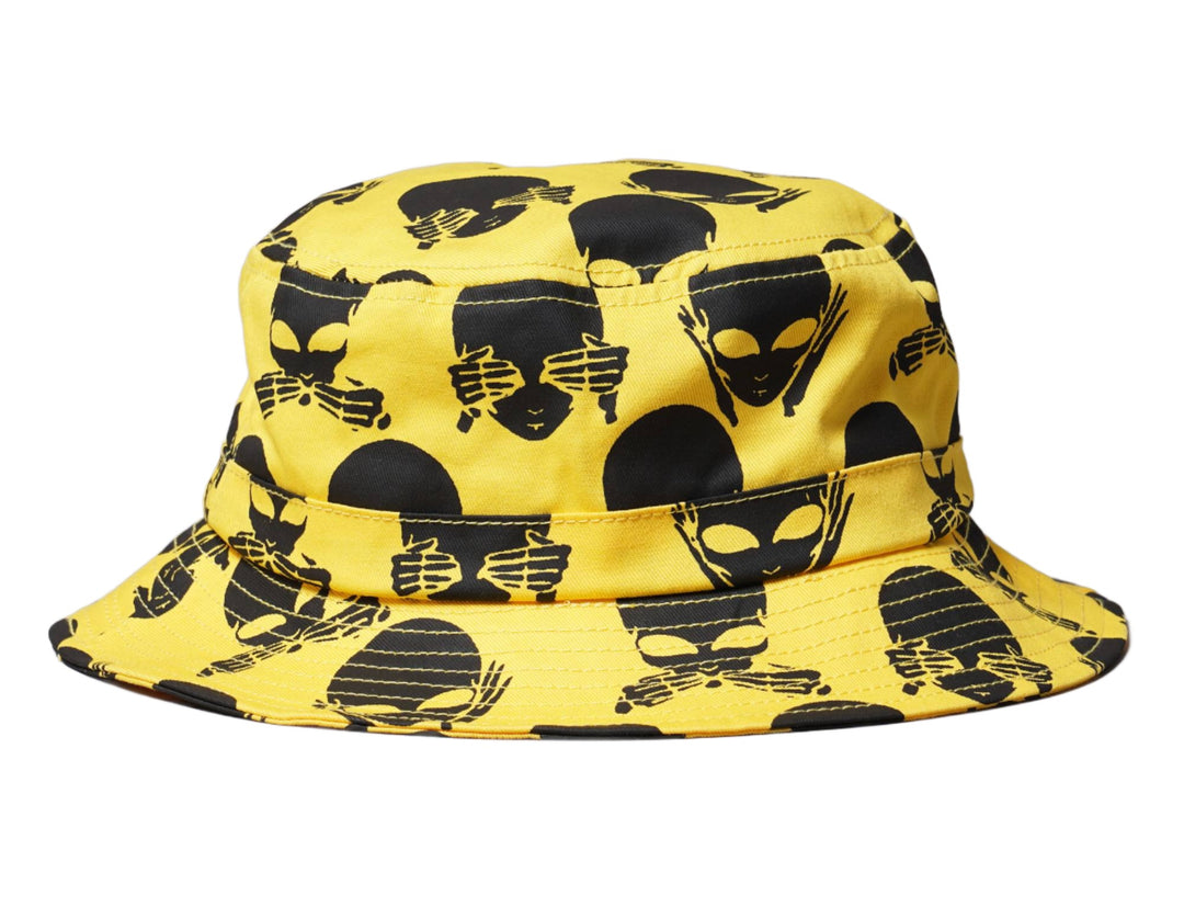 Hat Bucket Bucket Hat Chinatown Market  No Evil Yellow Chinatown Market Bucket Hat / Yellow / One Size