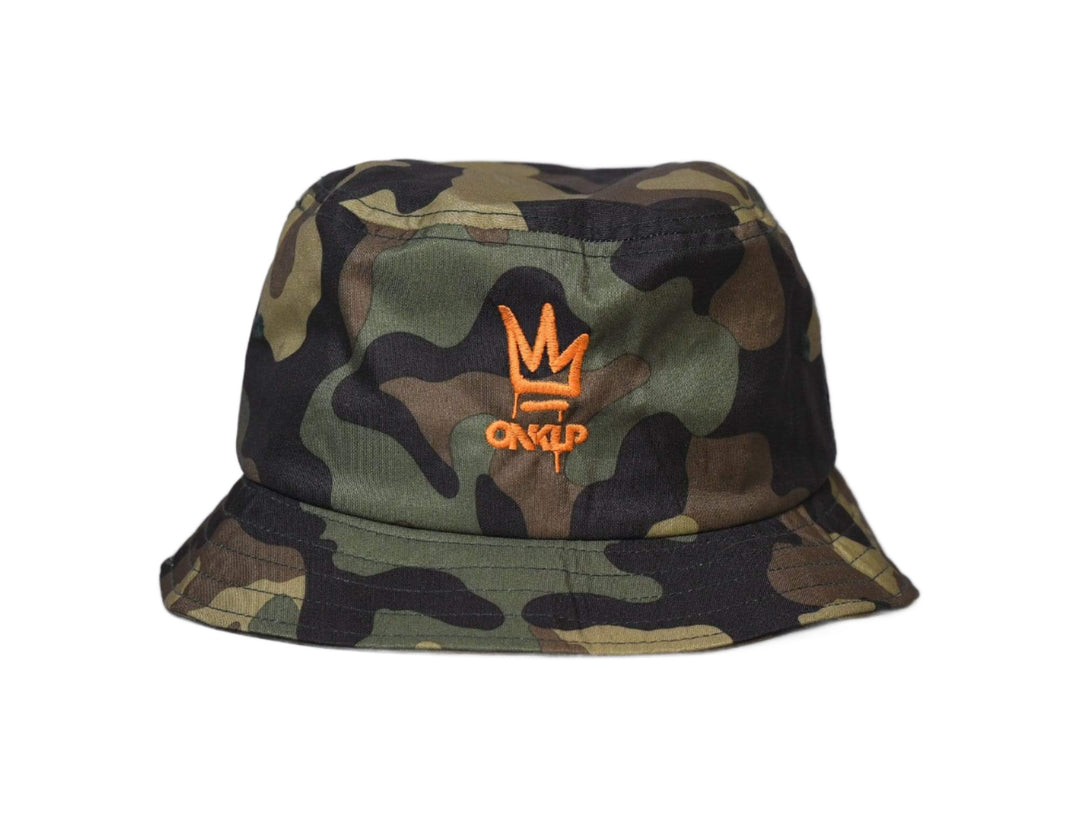 Hat Bucket LOKK X ONKLP BUCKET CAMO/ORANGE LOKK X Hat Bucket / Camo / One Size