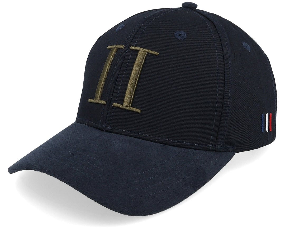 Baseball Cap Suede II Dark Navy/Chive Green