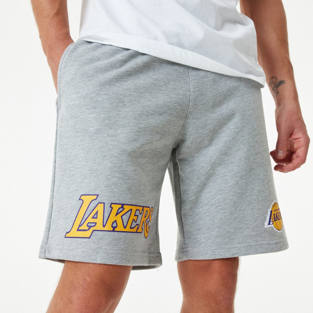 NBA Team Logo Shorts Los Angeles Lakers Grey