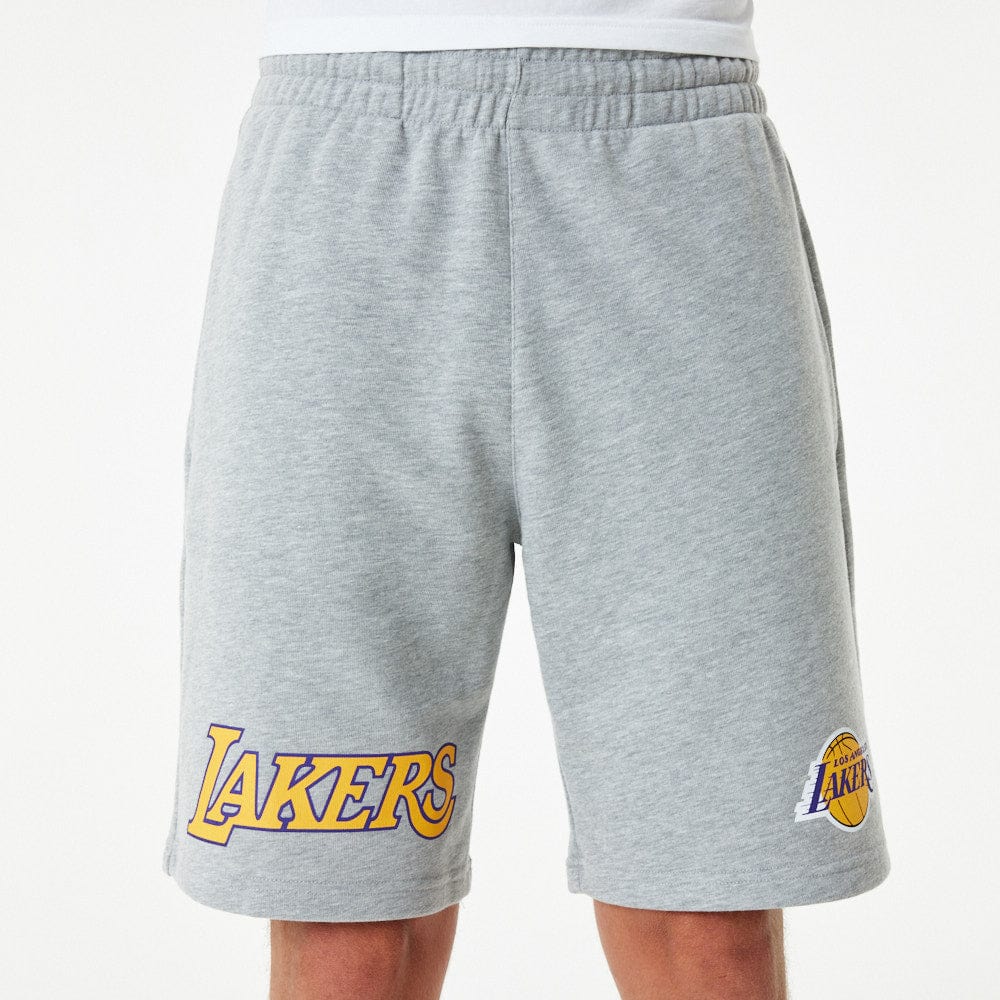 NBA Team Logo Shorts Los Angeles Lakers Grey