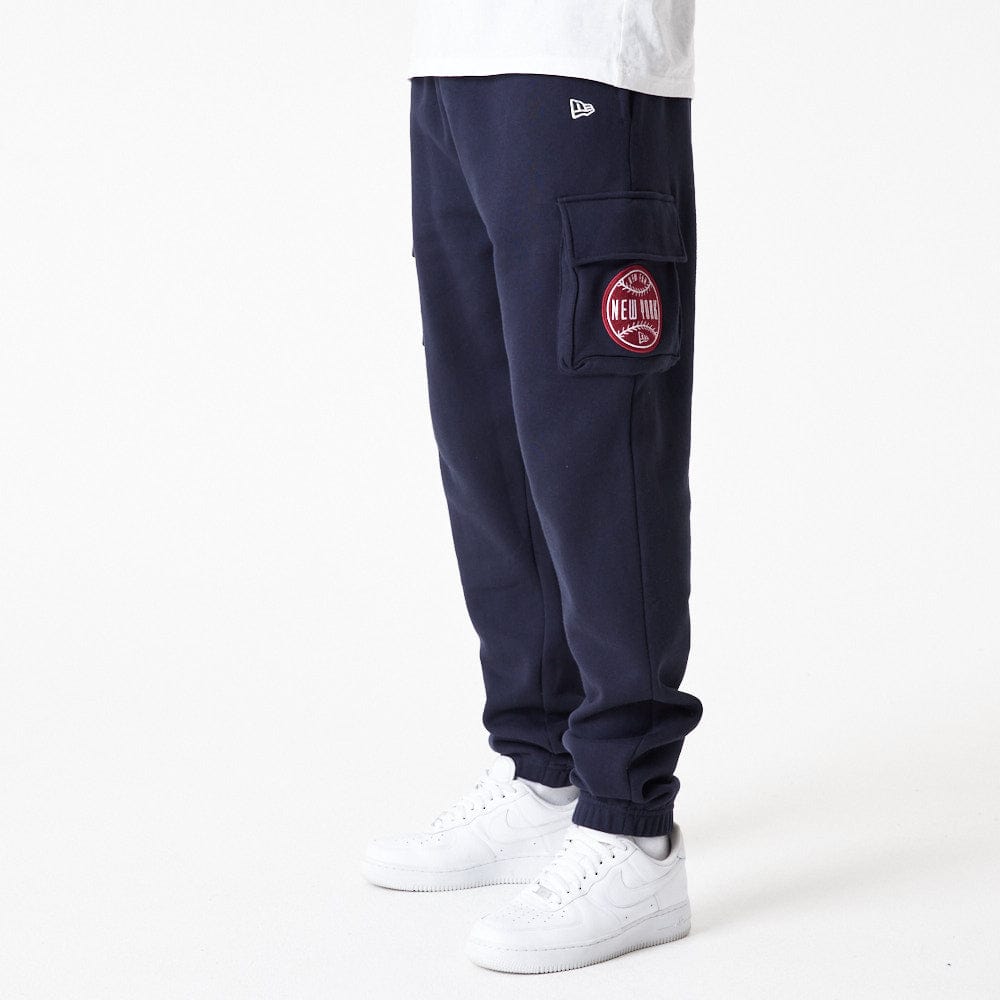 New Era Lifestyle Cargo Jogger Navy/Cardinal - LOKK