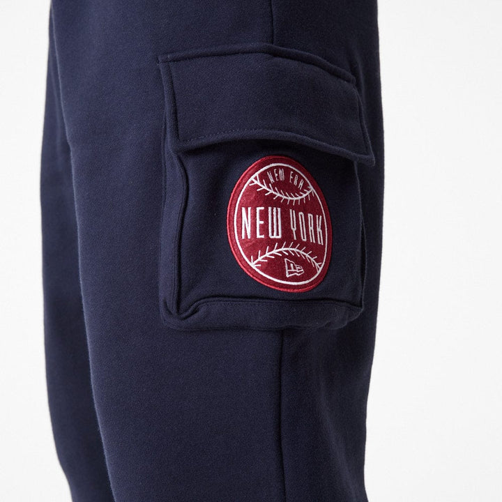 New Era Lifestyle Cargo Jogger Navy/Cardinal - LOKK