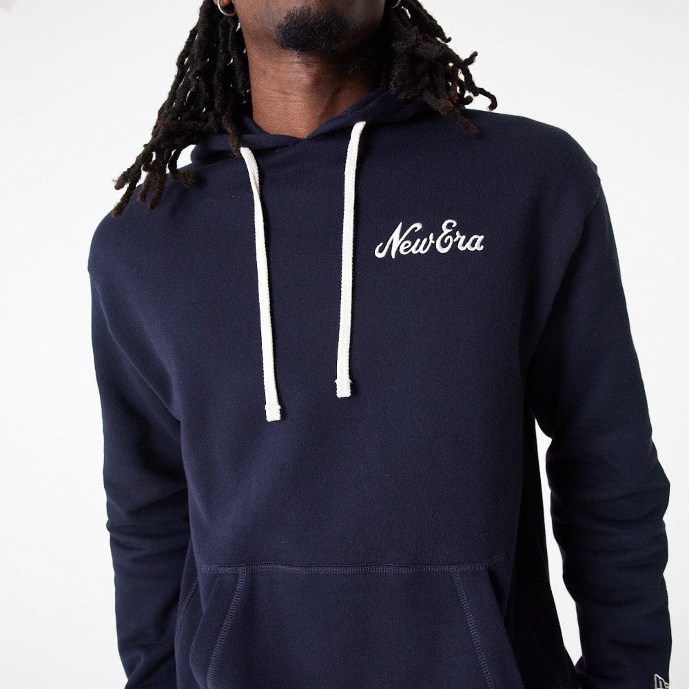 New Era Lifestyle Over Sized Hoody Navy/Off White - LOKK