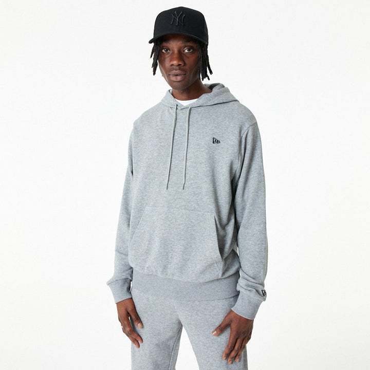 New Era Essential Hoody Heather Grey - LOKK