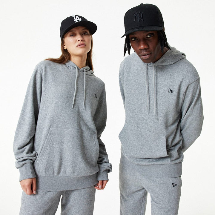 New Era Essential Hoody Heather Grey - LOKK