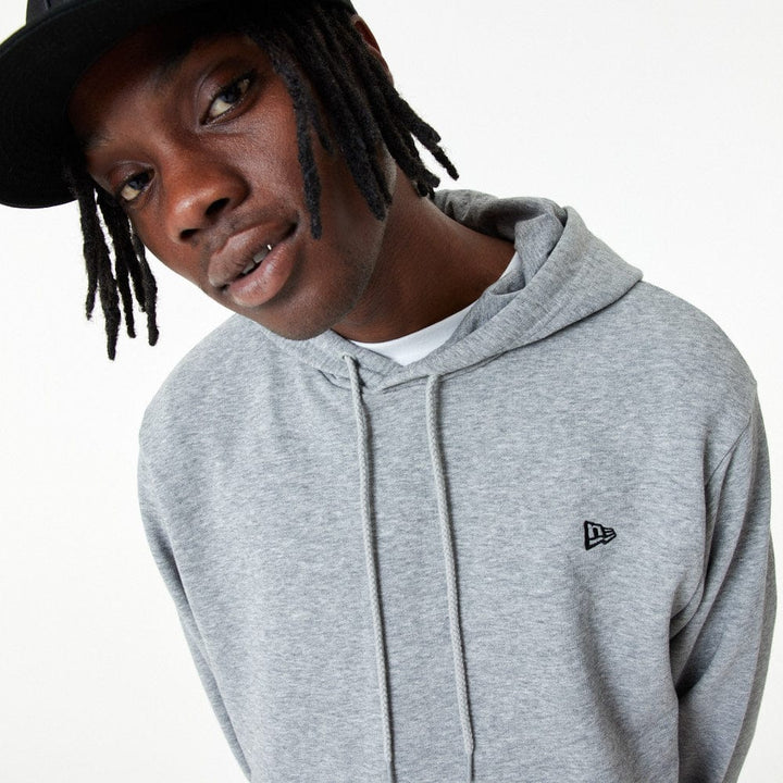 New Era Essential Hoody Heather Grey - LOKK