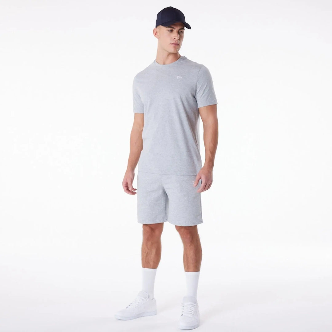 New Era Essentials Short Heather Grey - LOKK