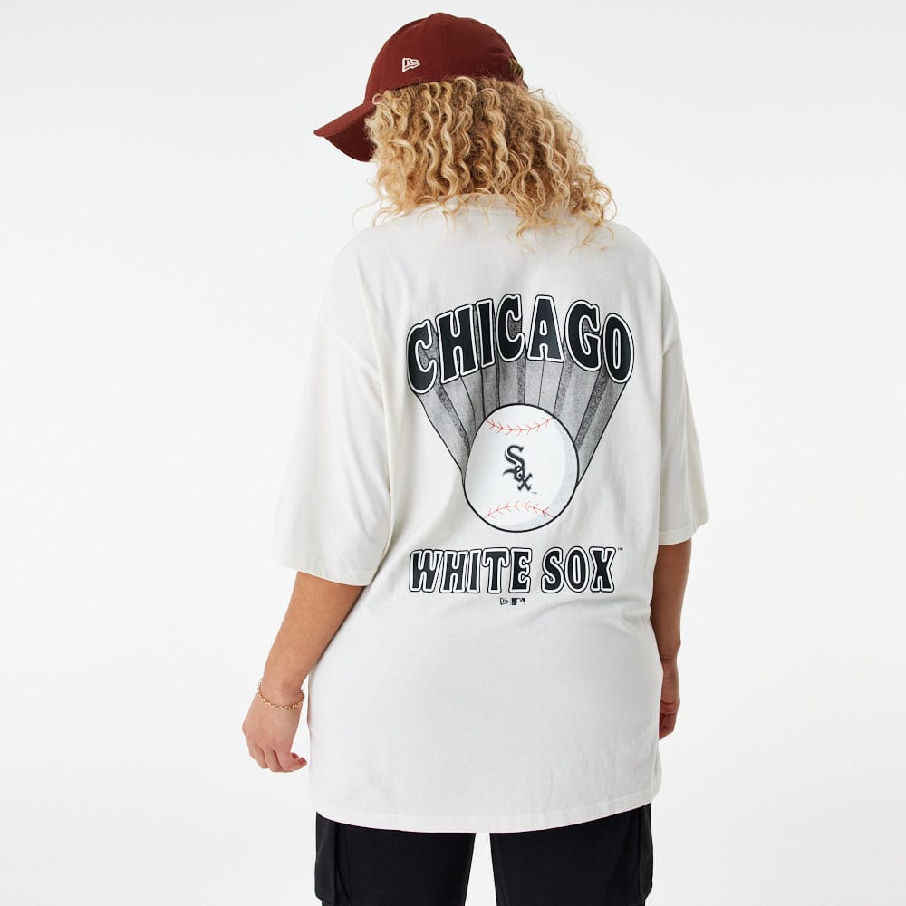 MLB Baseball Graphic Oversized Tee Chicago White Sox - LOKK