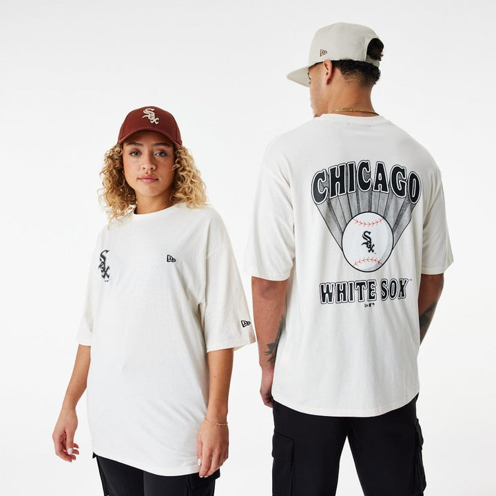 MLB Baseball Graphic Oversized Tee Chicago White Sox - LOKK
