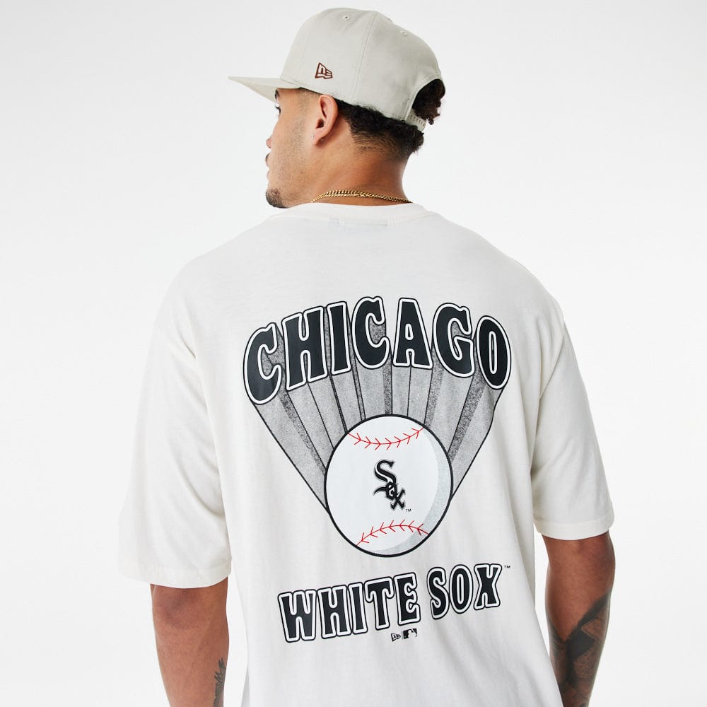 MLB Baseball Graphic Oversized Tee Chicago White Sox - LOKK