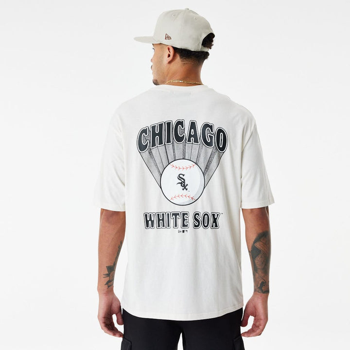 MLB Baseball Graphic Oversized Tee Chicago White Sox - LOKK