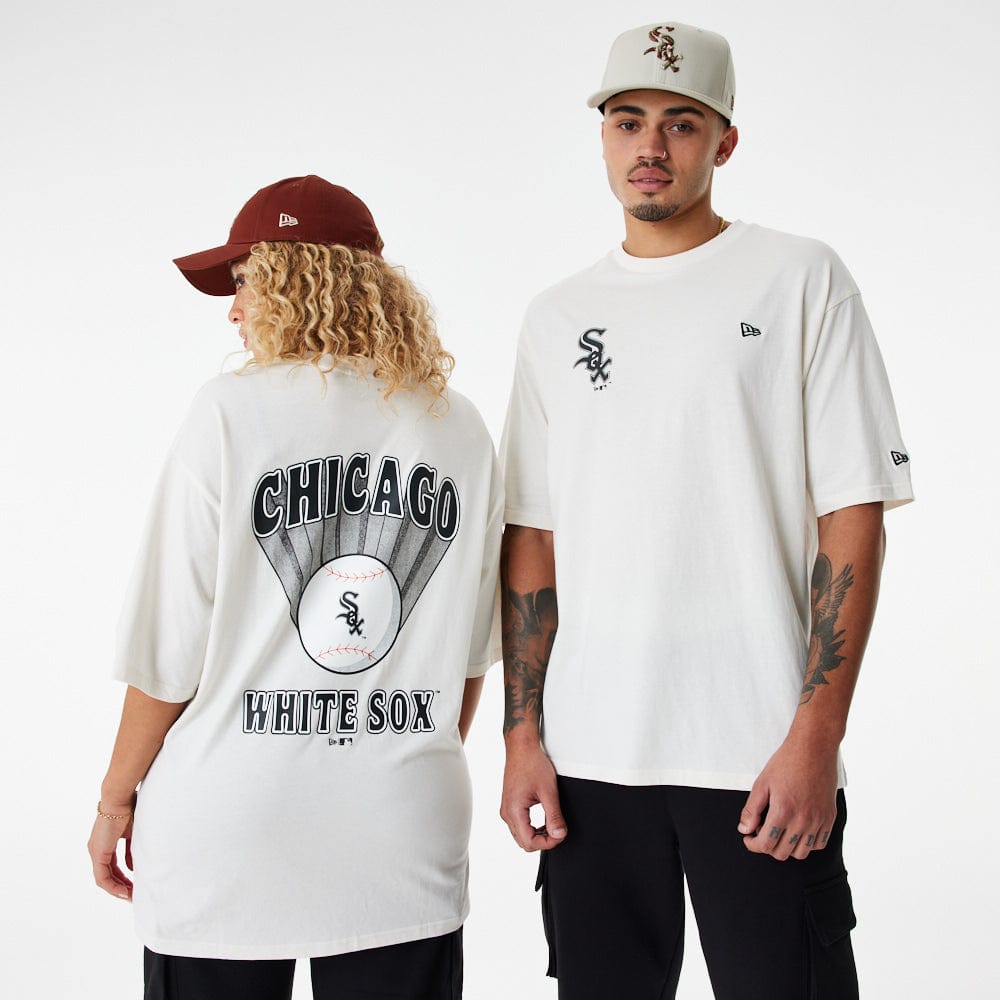 MLB Baseball Graphic Oversized Tee Chicago White Sox - LOKK
