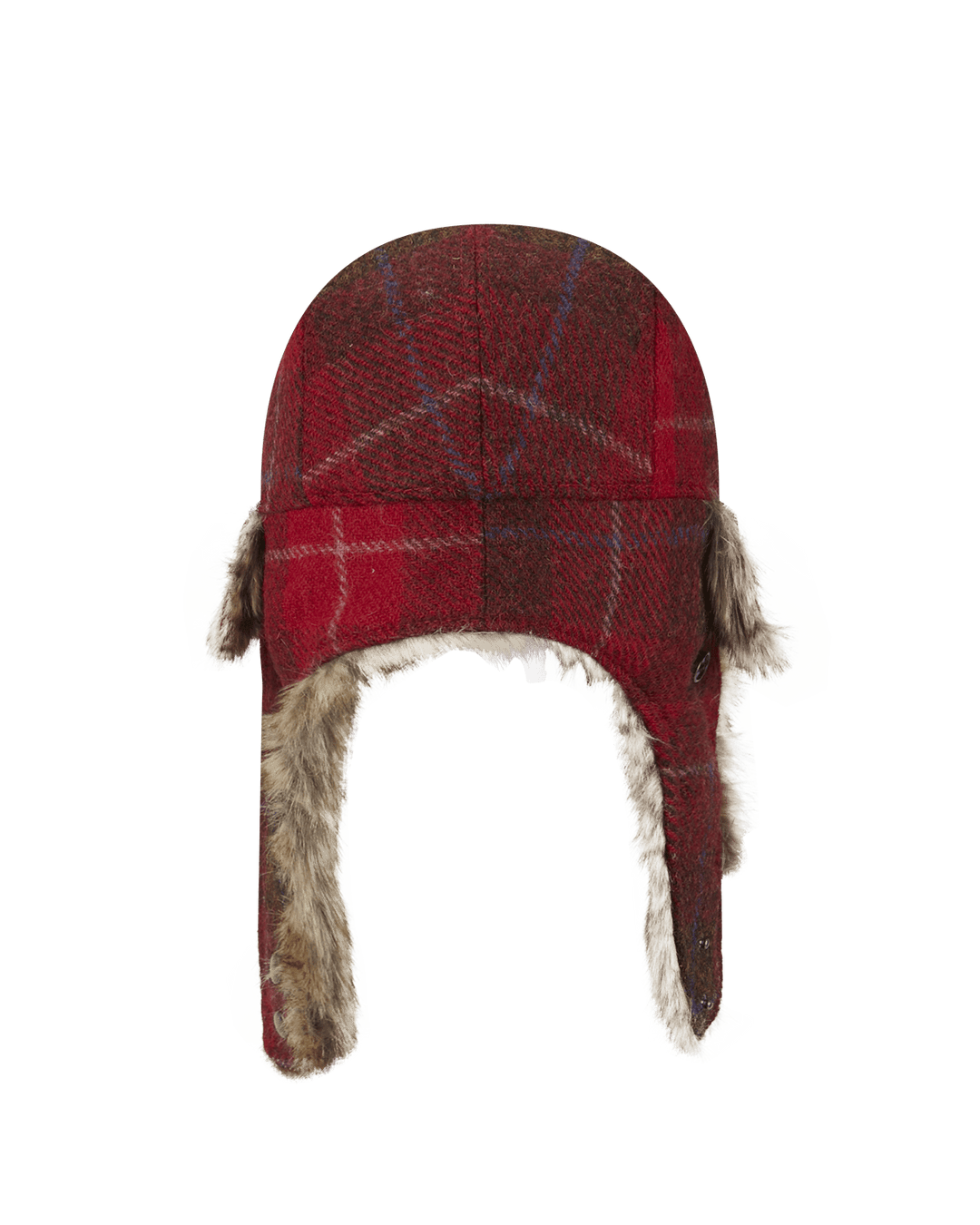 New Era X Harris Tweed Trapper Red - LOKK