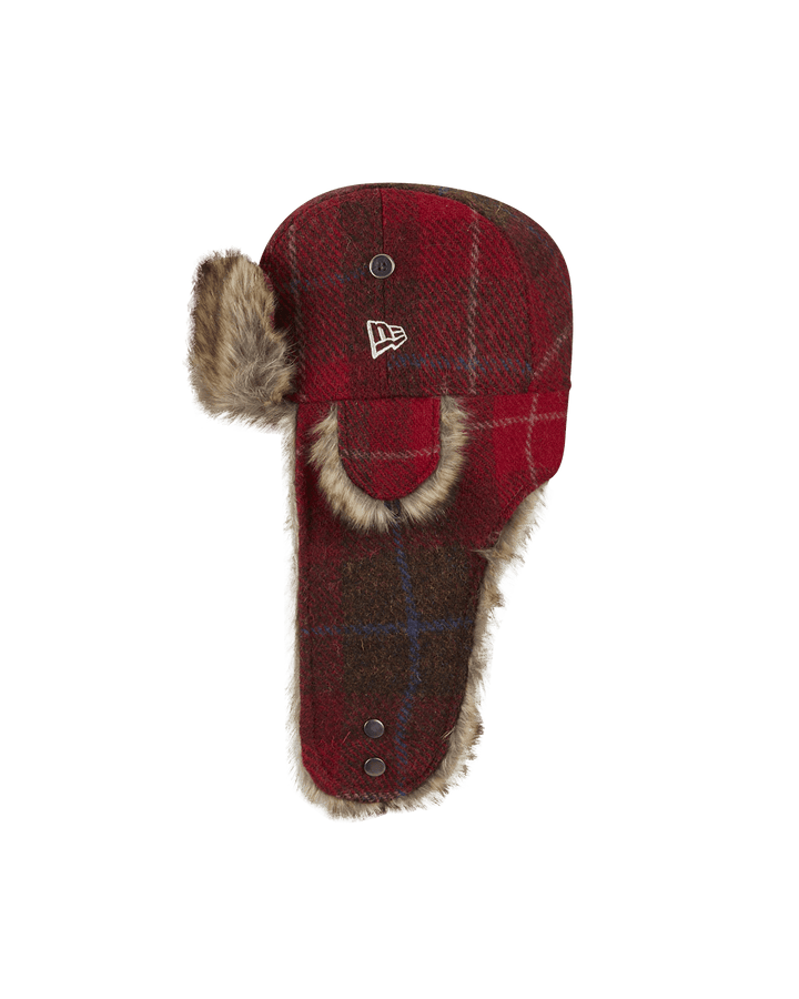 New Era X Harris Tweed Trapper Red - LOKK