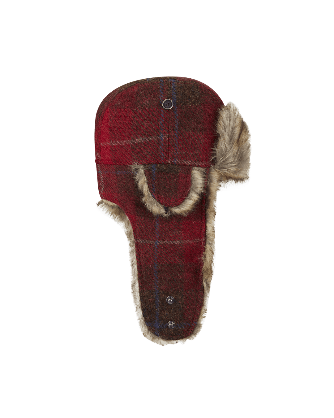 New Era X Harris Tweed Trapper Red - LOKK