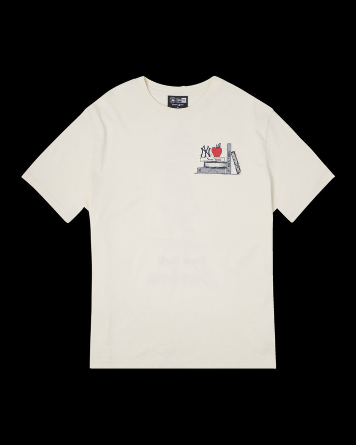 NY Yankees Book Club Tee Off White - LOKK