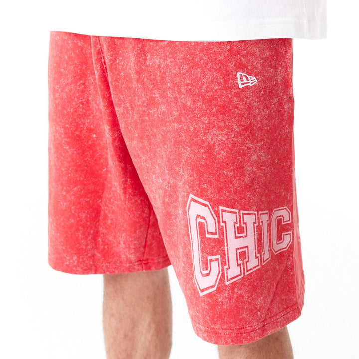 NBA Washed Shorts Chicago Bulls Red